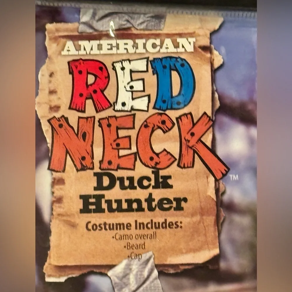 Kids Redneck Duck Hunter Costume - camo XL boys